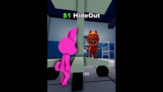 $1 Vs $1000 Cute Anomaly HideOut 😂 #roblox #animalhospital #usa