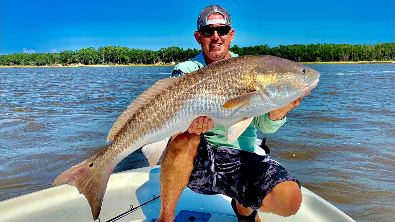 REDFISH Catch Clean & Cook ( Redfish Couscous ) -VLOG Style in Jacksonville FL- - Bluegabe