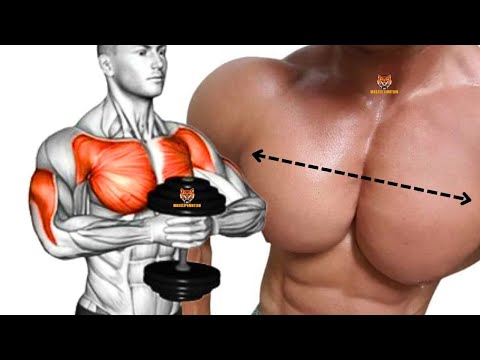 TOP 5 INNER, LOWER AND UPPER CHEST WORKOUT WITH DUMBBELLS BARBELL CABLE AND MACHINE  AT GYM