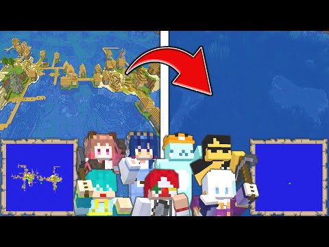 【マイクラ】大きな村を地図から完全に消すサバイバル【マインクラフト】