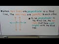 Exploring Parallel and Perpendicular Lines