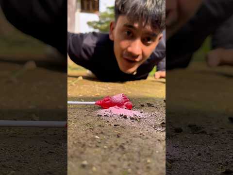 Brilliant trick or complete madness? Watch till the end!#shorts#centipede