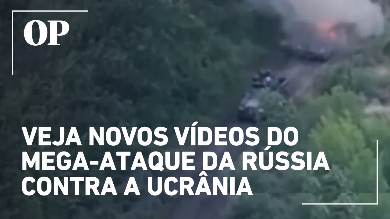 Guerra se agrava: veja novos vídeos do mega-ataque da Rússia contra a Ucrânia