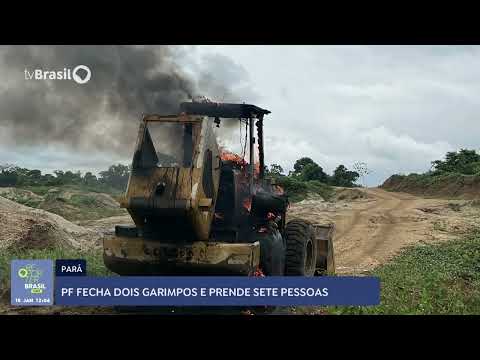 Polícia Federal fecha dois garimpos no Pará