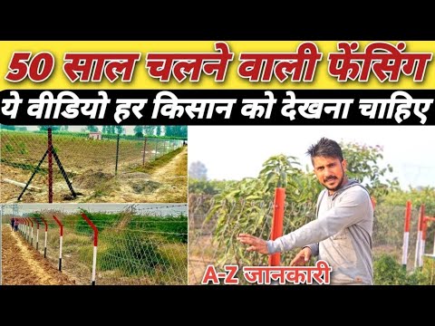 5 Tips कांटातार बाउंड्री लगाने के ॥ Farm Boundary Installation Tips