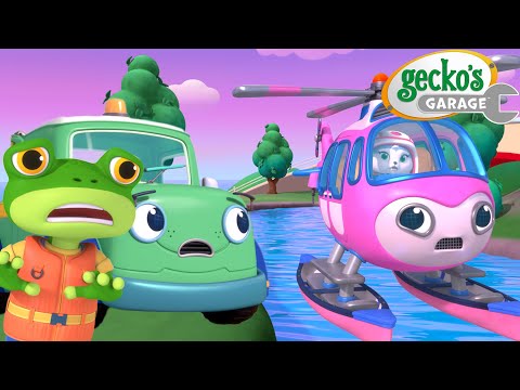 Gecko’s Log Flume Ride! | Gecko's Garage 🚚 | Cartoons For Kids | Toddler Fun Learning