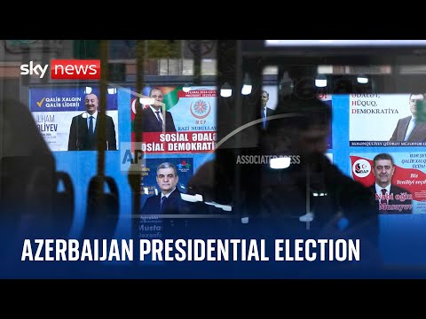 Early presidential election held in Azerbaijan with incumbent Ilham Aliyev on ballots