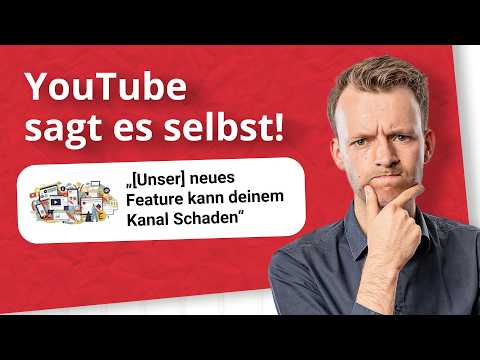 Wie YouTubes neues Feature deinem Kanal schaden kann