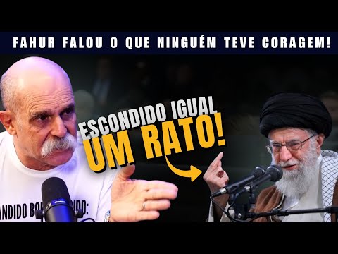🔥 IRÃ X ISRAL: Fahur chama líder do Irã de rato e defende ataque total!