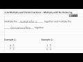Multiplying Fractions Concepts