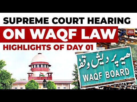 LIVE: Supreme Court Hearing On Waqf Law | Waqf Law War In Top Court | Big Developments In SC News
