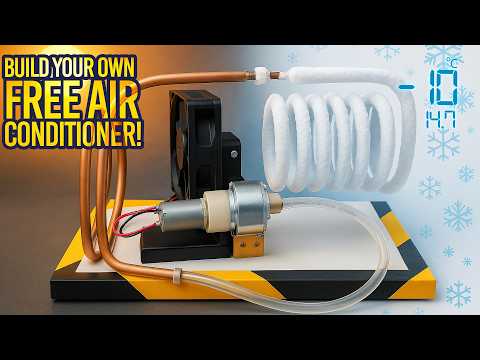 Homemade Mini Air Conditioner That Cools in Minutes! ❄️-10º Celsius