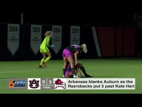 Auburn vs Arkansas Soccer Highlights