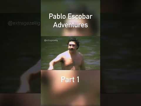 Pablo escobar VIDEO INEDITO Se cae de moto de agua 😯
