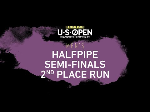 Burton U·S·Open 2020 ? Men's Halfpipe Semi-Finals Second Place Run ? Pat Burgener