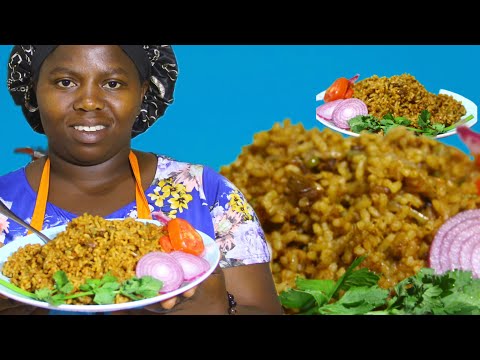 GUTEKA NTA NYAMA! IPIRAWU YO MU BUKWE IRYOSHYE CYANE/ EASY DELICIOUS PILAU RICE recipe WITHOUT MEAT