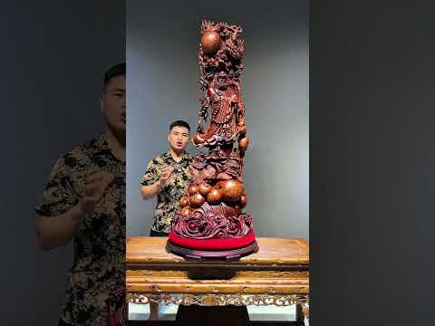 TƯỢNG BỒ ĐỀ ĐẠT MA  #điêukhắcgỗ #statue #tuonggoquy #phongthuy #dodongmynghe #tuonggonguyenhong