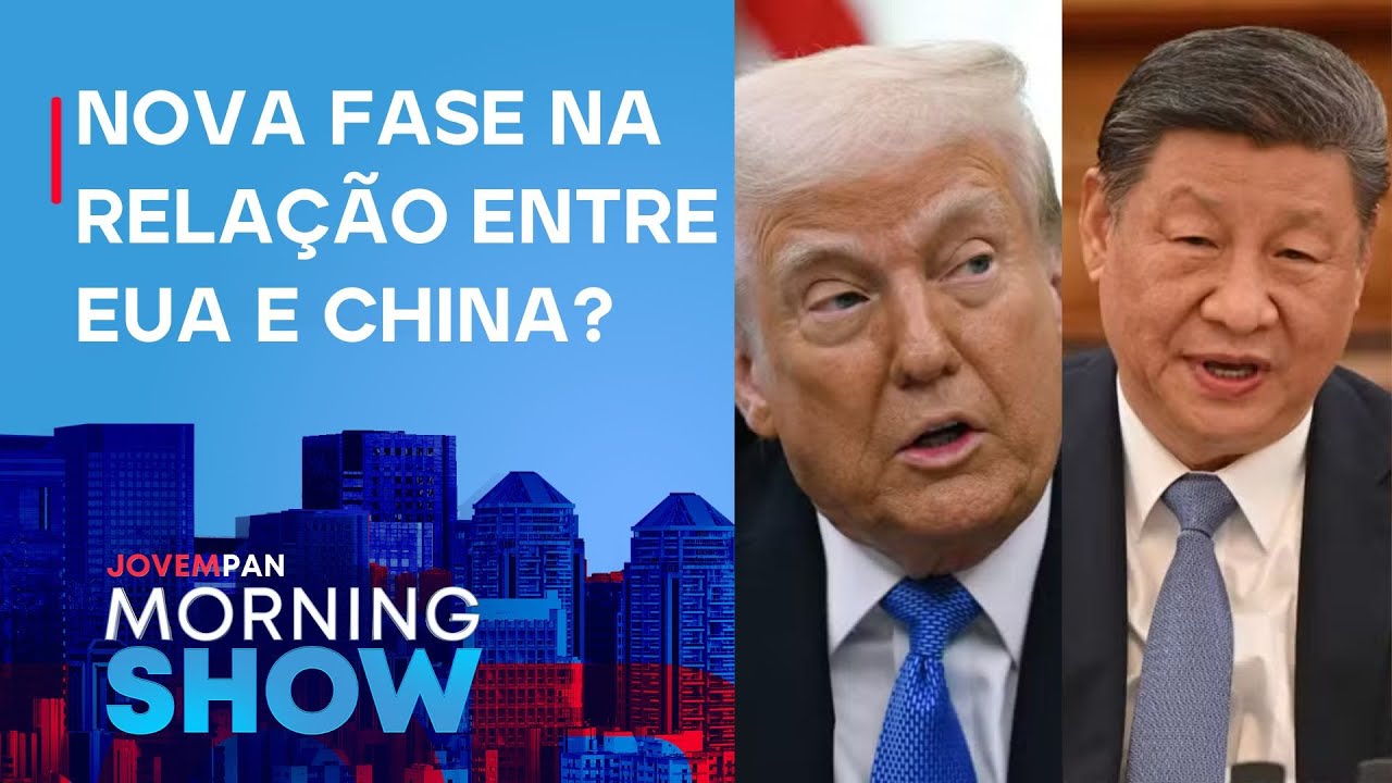 Trump e Xi Jinping fazem ACORDO para REDUZIR a DISPUTA COMERCIAL ENTENDA  TV Online Trump e Xi Jinping fazem ACORDO para REDUZIR a DISPUTA COMERCIAL ENTENDA