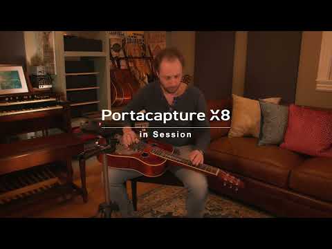 Portacapture X8 'In Session' #2 - Recording Dobro in 32-bit Float with Sasha Ostrovsky