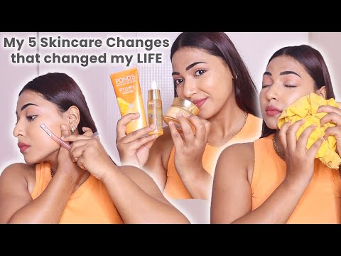 I made 5 Skincare Changes that gave me Clear Glowing Smooth Skin within Few Weeks