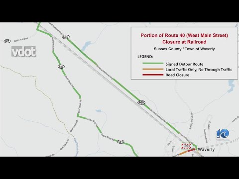 West Main Street to partially close for rail repair work