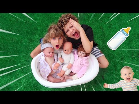 VIRAMOS PAIS DE 3 BEBÊS RECÉM NASCIDOS POR UM DIA! - ISAAC DO VINE