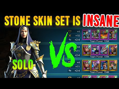 Solo Arena teams with STONE SKIN from Hydra Clan Boss I Raid Shadow Legends