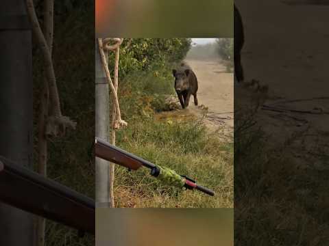 Охота на кабана 🎯 #охотанакабана #загоннаяохота #охота #весенняяохота #wildboar #охота2025