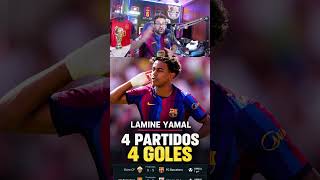 Lamine Yamal no tiene gol #lamineyamal #lamine #barça #mancuer #laliga  #shortvideo