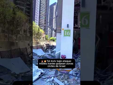 Última Hora: misiles lanzados desde Irán impactan cerca de zonas residenciales en Tel Aviv