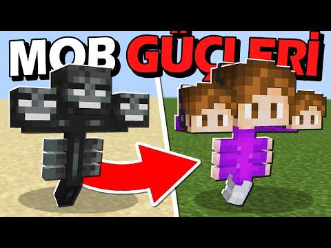 Minecraft'ta Mobların GÜCÜNÜ ÇALIYORUM!