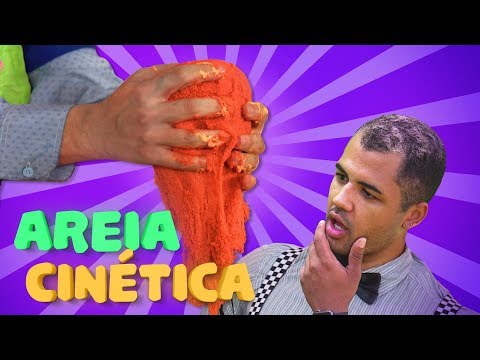COMO FAZER AREIA CINÉTICA QUE NÃO MOLHA!!!!!