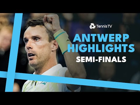 Lehecka Takes On Giron; Bautista Agut Plays Gaston | Antwerp 2024 Semi-Final Highlights