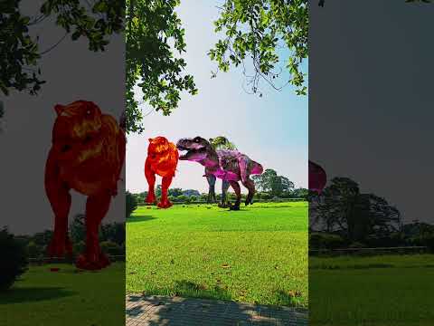 Big dinosaur Chase and chasing part-338#shortsvideo #dinosaur #pterosaurus #jurassicworld#dino #trex