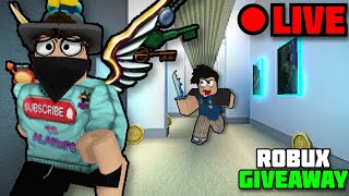 ​🔴OLD UNCLE PLAYS MM2 ON ROBLOX😄🔴 (JOINS ON)