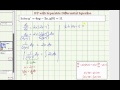 Differential Equations and Integrals