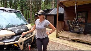 Cabin Trip, Long Ride, Then Making Room for New Equipment