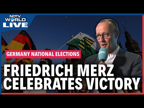 2025 Germany Federal Elections | Conservative Friedrich Merz Celebrates Victory After Exit Polls