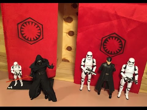 Homemade Star Wars "First Order" Banner