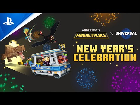 Minecraft - Universal New Year's Celebration Launch Trailer | PS4 Games