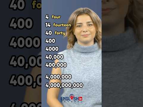 Numbers - English Vocabulary