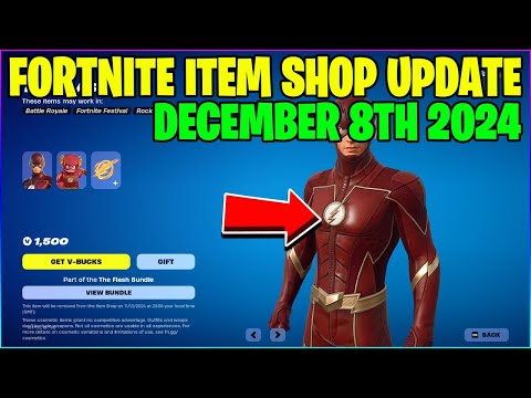 THE FLASH IS BACK! Fortnite Item Shop [December 8th, 2024] (Fortnite Battle Royale)