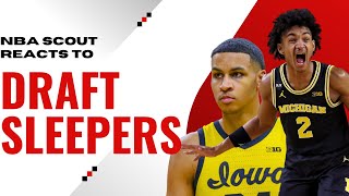 SCOUT REACTS TO NBA DRAFT SLEEPERS