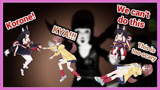 Korone and Mio, When a Scaredy Dog and Wolf Play Horror Game But They'