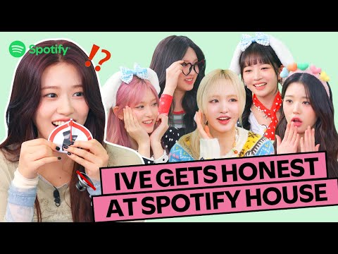 IVE picks their fave party songs 🥳🎉ㅣSpotify House Crumbs