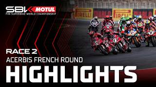 Bulega Is Unbeatable! | Race 2 [Acerbis French Round WSBK]