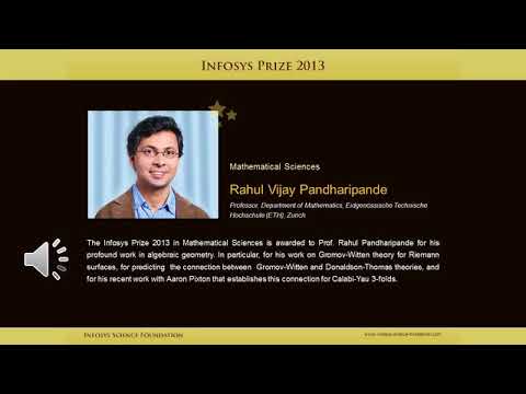 Infosys Prize 2013 – Mathematical Sciences