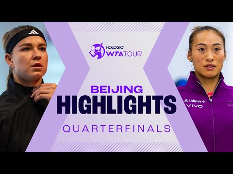 Gauff, Sabalenka, Muchova & Zheng in Beijing quarterfinal action | WTA Match Highlights