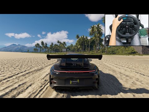 Porsche 911 GT3 RS | The Crew Motorfest | Logitech G923 Steering Wheel