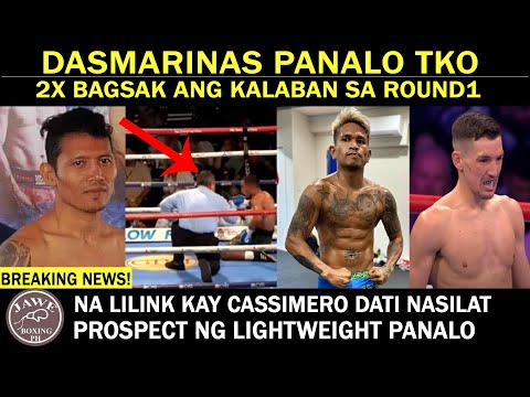 BREAKING NEWS: Michael Dasmarinas Panalo TKO sa Round 1 Si  Eduardo Esquivel 2X BAGSAK